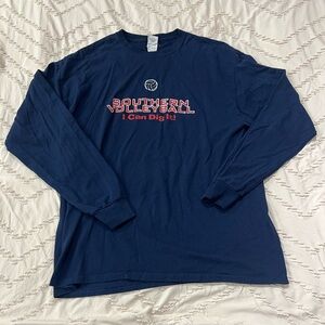 Navy Southern Volleyball Long Sleeve Shirt